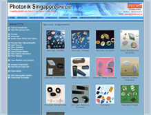 Tablet Screenshot of photonik.com.sg